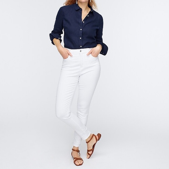 J. Crew High Rise Skinny Curvy Toothpick Jeans - Picture 1 of 6